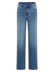 Camel Active Dżinsy - Straight fit - w kolorze niebieskim rozmiar: W30/L30. Niebieskie jeansy damskie Camel Active, z podwyższonym stanem. Za 229.95 zł.