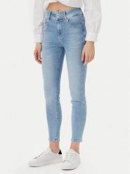 Spodnie regular fit z lnem - granatowy. Niebieskie spodnie materiałowe męskie Reserved, bez wzorów, z bawełny. Za 199.99 zł.
