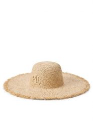 LAUREN RALPH LAUREN Kapelusz 454P14395001 Beżowy. Brązowe kapelusze damskie Lauren Ralph Lauren, bez wzorów. Za 599.99 zł.