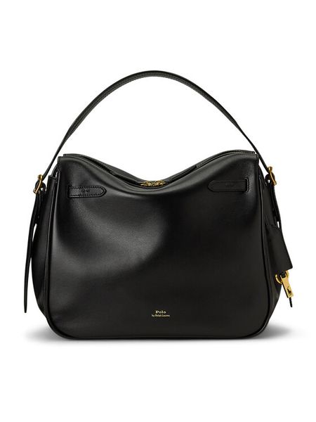 Polo Ralph Lauren Torebka 428955416001 Czarny. Czarne torebki klasyczne damskie Polo Ralph Lauren, bez wzorów, ze skóry, bez dodatków. Za 3,149.99 zł.