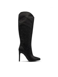 Marciano Guess Kozaki 3BGZ49 7002A Czarny. Czarne kozaki damskie Marciano Guess, ze skóry, bez obcasa, na szpilce. Za 1,899.00 zł.