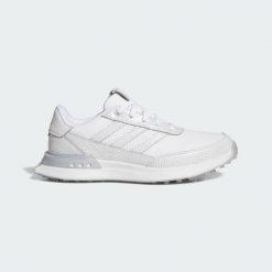 Buty S2G 25 Leather Spikeless Golf. Białe obuwie do biegania damskie Adidas. Za 599.00 zł.