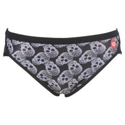 Kąpielówki slipy męskie na basen Arena Crazy Pop Skulls Brief. Białe kąpielówki męskie Arena, m, bez wzorów, do pływania. Za 49.99 zł.