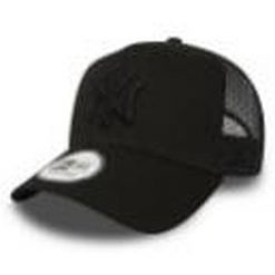 Męska czapka z daszkiem New Era Clean Trucker New York Yankees MLB Cap. Czarne czapki męskie New Era, bez wzorów, z poliesteru, sportowe. Za 139.99 zł.