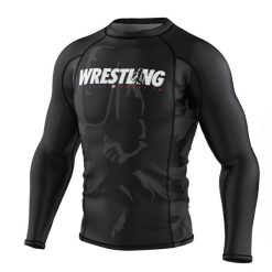 Koszulka sportowa męska Rashguard do MMA EXTREME HOBBY BOLD WRESTLING. Czarne bielizna termoaktywna męska EXTREME HOBBY, m, bez wzorów, z bawełny. Za 209.00 zł.