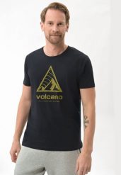 Bawełniany t-shirt T-PIK. Niebieskie t-shirty męskie Volcano, l, bez wzorów, z bawełny, bez kołnierzyka. Za 59.99 zł.