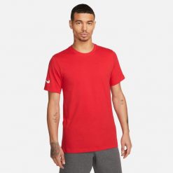 T-shirt sportowy z krótkim rękawem męski Nike Park 20 M Tee. Szare t-shirty męskie Nike, m, bez wzorów, z bawełny, bez kołnierzyka. Za 89.99 zł.