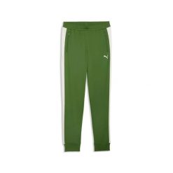 Spodnie do biegania Puma T7 Foundation. Zielone spodnie sportowe męskie Puma, z dresówki. Za 236.50 zł.