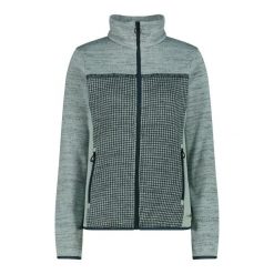 Techniczna polarowa bluza z zamkiem kobiet CMP. Niebieskie bluzy bez kaptura damskie CMP, s, z materiału. Za 283.00 zł.