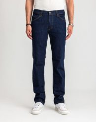 Męskie Spodnie Jeansowe Mustang Style Tramper Straight Denim Blue 1017121 5000 901. Niebieskie spodnie materiałowe męskie Mustang, bez wzorów, z denimu. Za 199.99 zł.