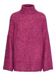 Pieces Sweter w kolorze różowym rozmiar: S. Różowe golfy damskie Pieces, s, bez wzorów, z wełny, bez ramiączek. Za 70.24 zł.
