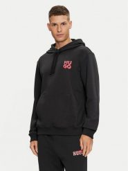 Hugo Bluza Dimonihood 50520159 Czarny Regular Fit. Czarne bluzy bez kaptura męskie Hugo, m, z bawełny. Za 249.99 zł.