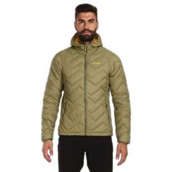 Kurtka puchowa Kilpi Rebeki. Zielone kurtki męskie Kilpi, na zimę, m, bez wzorów, z nylonu, sportowe, bez kaptura. Za 370.41 zł.