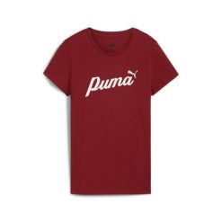 Damska koszulka ESS+ Script PUMA Intense Red. Czerwone bluzki damskie Puma, xs, bez wzorów, sportowe, bez kołnierzyka, bez ramiączek. Za 168.00 zł.