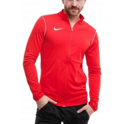 Bluza Męska Rozpinana Nike Dri-FIT Park 20 Sportowa bez Kaptura roz. XXL. Czerwone bluzy sportowe męskie Nike, bez wzorów, sportowe, bez kołnierzyka, bez ramiączek. Za 113.99 zł.