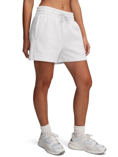 Under Armour Szorty dresowe "Rival" w kolorze szarym rozmiar: XS. Szare szorty damskie Under Armour, bez wzorów, z dresówki. Za 69.91 zł.