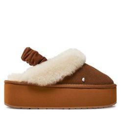 Kapcie EMU Australia. Brązowe kapcie damskie Emu Australia. Za 529.99 zł.