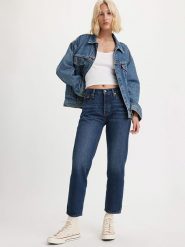 Levi's Dżinsy - Regular fit - w kolorze granatowym rozmiar: W28/L28. Niebieskie jeansy damskie Levi's. Za 193.70 zł.