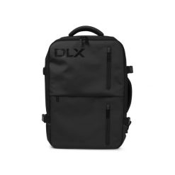 Dlx Volmos - Rozszerzany plecak podróżny Dlx, czarny. Czarne plecaki damskie 2117 OF SWEDEN, bez wzorów, sportowe. Za 390.99 zł.