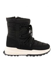 Exani Kozaki zimowe "Adele" w kolorze czarnym rozmiar: 39. Czarne kozaki damskie Exani, z materiału, bez obcasa. Za 173.99 zł.