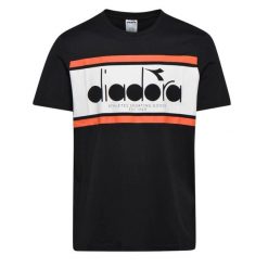 Koszulka męska DIADORA SS T-SHIRT SPECTRA OC S. Czarne t-shirty męskie Diadora, m, bez wzorów, z bawełny, bez kołnierzyka. Za 49.99 zł.
