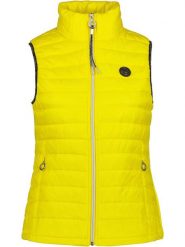 Kamizelka Damska Luhta Isokorpi. Żółte kamizelki damskie Luhta, xs, z materiału. Za 409.00 zł.