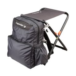 Plecak z krzesłem CAPERLAN Essenseat bag. Szare plecaki damskie CAPERLAN, bez wzorów, z materiału. W wyprzedaży za 119.99 zł.