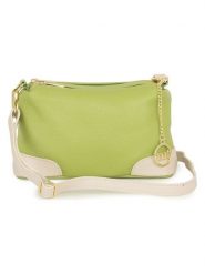 Mia Tomazzi Skórzana torebka "Condino" w kolorze limonkowym - 25 x 15 x 10 cm rozmiar: onesize. Zielone torebki klasyczne damskie Mia Tomazzi, bez wzorów, z materiału, bez dodatków. Za 252.99 zł.