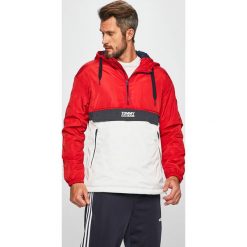 Tommy Jeans - Kurtka. Czerwone kurtki męskie Tommy Jeans, l, bez wzorów, z jeansu, z kapturem. W wyprzedaży za 459.90 zł.