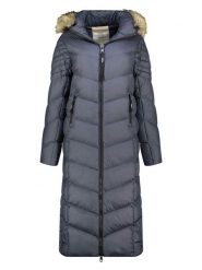 Canadian Peak Płaszcz zimowy "Capucineak" w kolorze granatowym rozmiar: L. Niebieskie płaszcze damskie Canadian Peak, na zimę, l, bez wzorów, z puchu. Za 297.26 zł.