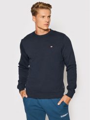 Napapijri Bluza Balis Crew NP0A4FQW Granatowy Regular Fit. Niebieskie bluzy bez kaptura męskie Napapijri, m, z bawełny. Za 219.99 zł.