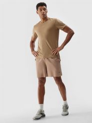 4F Spodenki treningowe szybkoschnące męskie - beżowe XXL. Brązowe szorty sportowe męskie 4f, l, z dzianiny, na fitness i siłownię. W wyprzedaży za 79.99 zł.