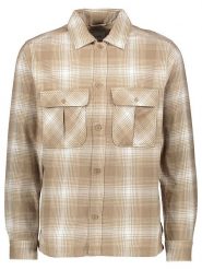 ONLY & SONS Koszula w kolorze beżowo-białym rozmiar: XL. Brązowe koszule męskie Only & Sons, xl, bez wzorów, z bawełny, bez kołnierzyka, bez ramiączek. Za 96.60 zł.