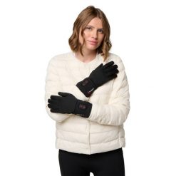 Ogrzewane rękawiczki dla dorosłych - 1 para, baterie. Czarne rękawiczki damskie G-HEAT, na zimę, bez wzorów. Za 566.68 zł.