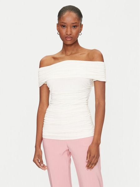 Marciano Guess Bluzka 5GGP04 6259A Écru Regular Fit. Bluzki damskie Marciano Guess, m, z aplikacjami, z syntetyku, bez ramiączek. Za 239.99 zł.