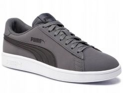 Męskie buty sportowe niskie szare PUMA SMASH BUCK. Szare buty sportowe na co dzień męskie Puma, z materiału, bez zapięcia, trekkingowe. Za 195.00 zł.