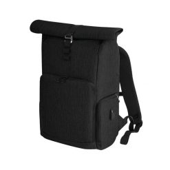 Plecak Qtech Charge Roll Up. Czarne plecaki damskie QUADRA, bez wzorów. Za 209.99 zł.