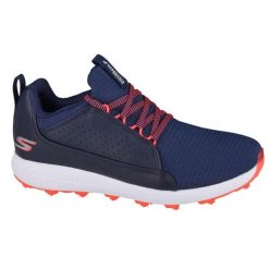 Skechers Go Golf Max Mojo, damskie buty do golfa, Granatowe. Niebieskie golfy damskie Skechers, bez wzorów, z tkaniny, bez ramiączek. Za 239.99 zł.