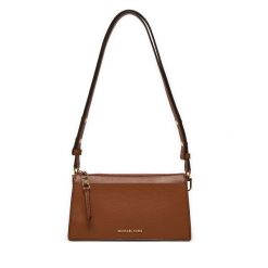 Torebka MICHAEL Michael Kors. Brązowe listonoszki damskie MICHAEL Michael Kors, bez wzorów, bez dodatków. Za 499.99 zł.