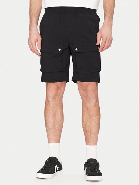 Resteröds Szorty materiałowe Malone 55251 6441 Czarny Regular Fit. Czarne szorty męskie Resteröds, bez wzorów, z materiału. Za 159.99 zł.