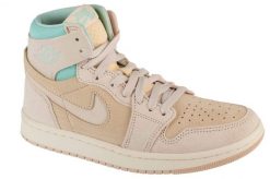 Buty sportowe Sneakersy damskie, Air Jordan 1 W Zoom CMF 2. Brązowe buty sportowe na co dzień damskie Jordan, bez wzorów, z materiału, trekkingowe. Za 509.99 zł.