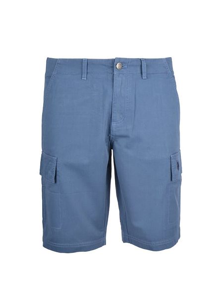 U.S. Polo Assn. Bojówki w kolorze niebieskim rozmiar: XL. Niebieskie szorty męskie U.S. Polo Assn., bez wzorów, z bawełny. Za 79.03 zł.