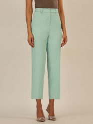 APART Spodnie chino w kolorze miętowym rozmiar: 40. Zielone spodnie materiałowe damskie Apart, bez wzorów, z podwyższonym stanem. Za 183.59 zł.