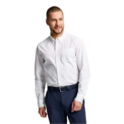 Koszula Slam Deck Dorosłych. Białe koszule męskie SLAM, m, bez wzorów, z bawełny, bez kołnierzyka, bez ramiączek. Za 407.99 zł.