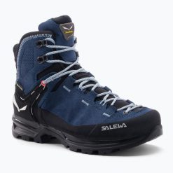 Buty trekkingowe damskie Salewa MTN Trainer 2 Mid GTX. Niebieskie obuwie trekkingowe damskie Salewa. Za 1,099.00 zł.