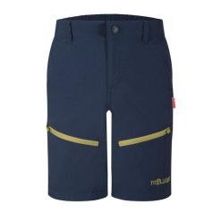 Szorty trekkingowe Seiland Outdoor unisex. Niebieskie szorty damskie Trollkids, bez wzorów, z materiału. Za 141.80 zł.