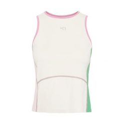 Damski tank top Kari Traa Linnea. Brązowe topy damskie Kari Traa, bez wzorów, bez kołnierzyka. Za 277.50 zł.