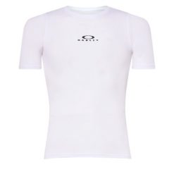 Koszulka Oakley Endurance Base. Białe t-shirty sportowe męskie Oakley, l, z materiału, bez ramiączek, na fitness i siłownię. Za 152.99 zł.