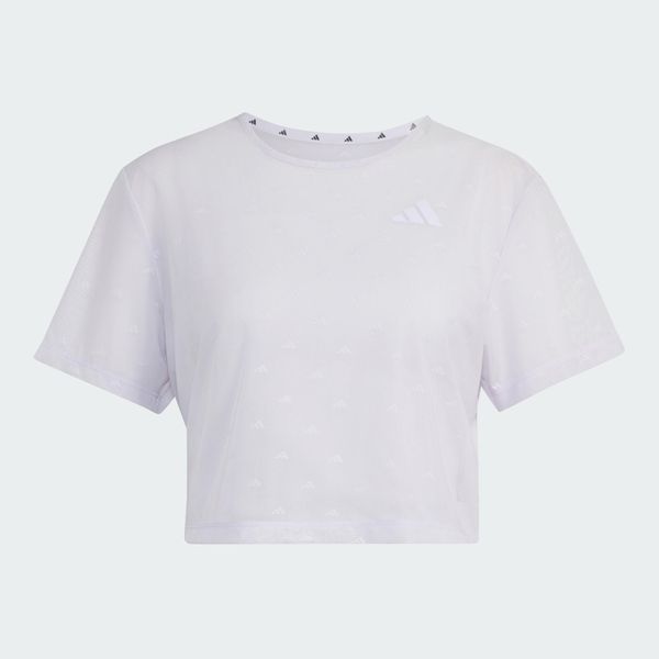 Koszulka PrimeLift Essentials Workout Boxy Mesh. Fioletowe t-shirty damskie Adidas, l, bez wzorów, z elastanu, bez kołnierzyka. Za 179.00 zł.