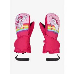 Rękawiczki dziecięce Ziener Lemmi Minis. Czerwone rękawiczki dziecięce Ziener, bez ramiączek. Za 75.99 zł.
